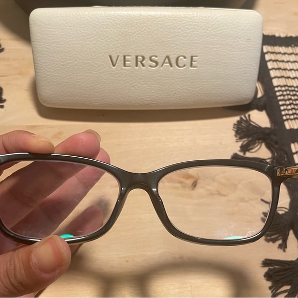 versace Eye wear glasses Black and gold - Picture 3 of 3
